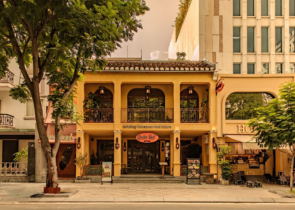 Mặt tiền Quán Bụi Heritage