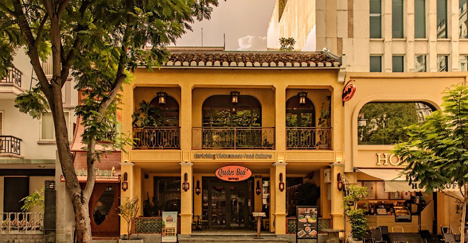 Mặt tiền Quán Bụi Heritage